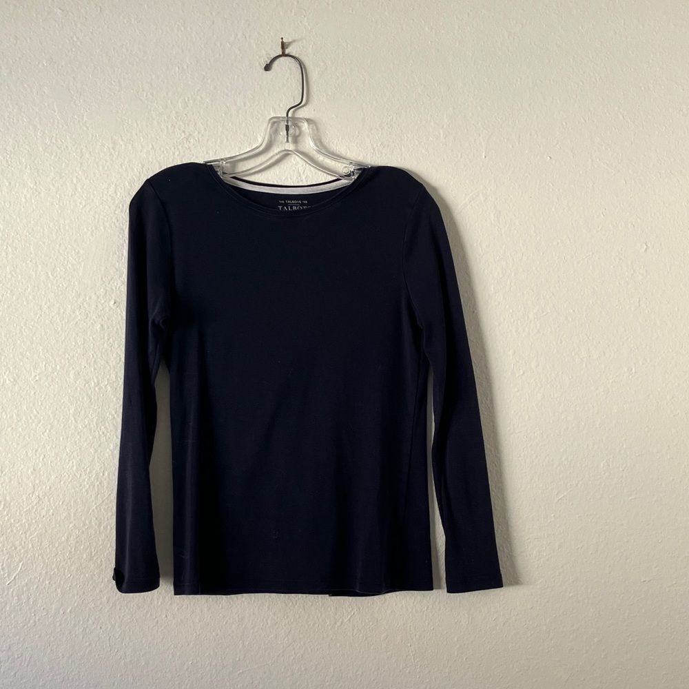 Blue Talbots "The Talbots Tee" Shirt